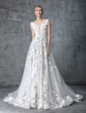 victoria-kyriakides-jasmine-wedding-dress-floral-applique-spring-2019